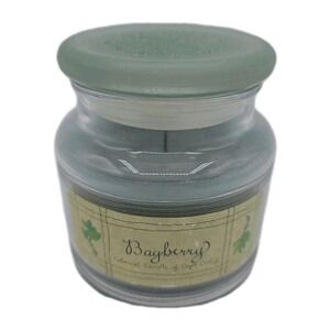 Bayberry COLONIAL CANDLE Of CAPE COD Scented Fragrance Jar Candle Frosted Green